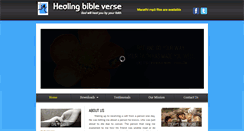 Desktop Screenshot of healingbibleverse.com